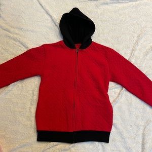 NWT Disney Mickey Mouse cotton quilted jacket with lined hood.